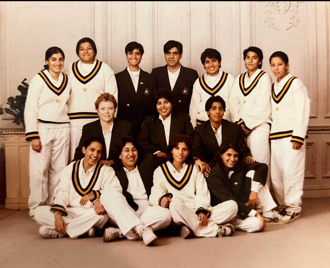 The Pakistan women's squad for the 1997 Women's World Cup