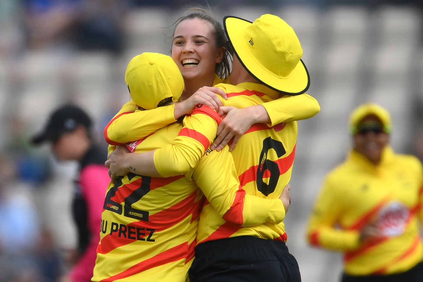 Georgia Davis celebrates a breakthrough