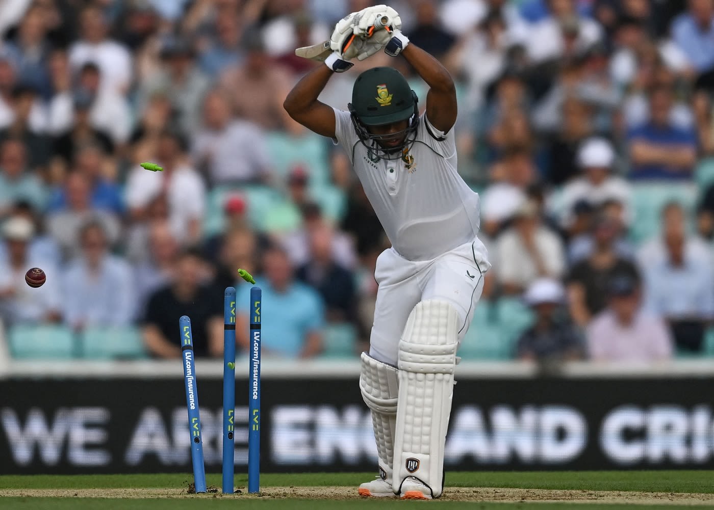 An error in judgement left Keegan Peterson's stumps in a mess