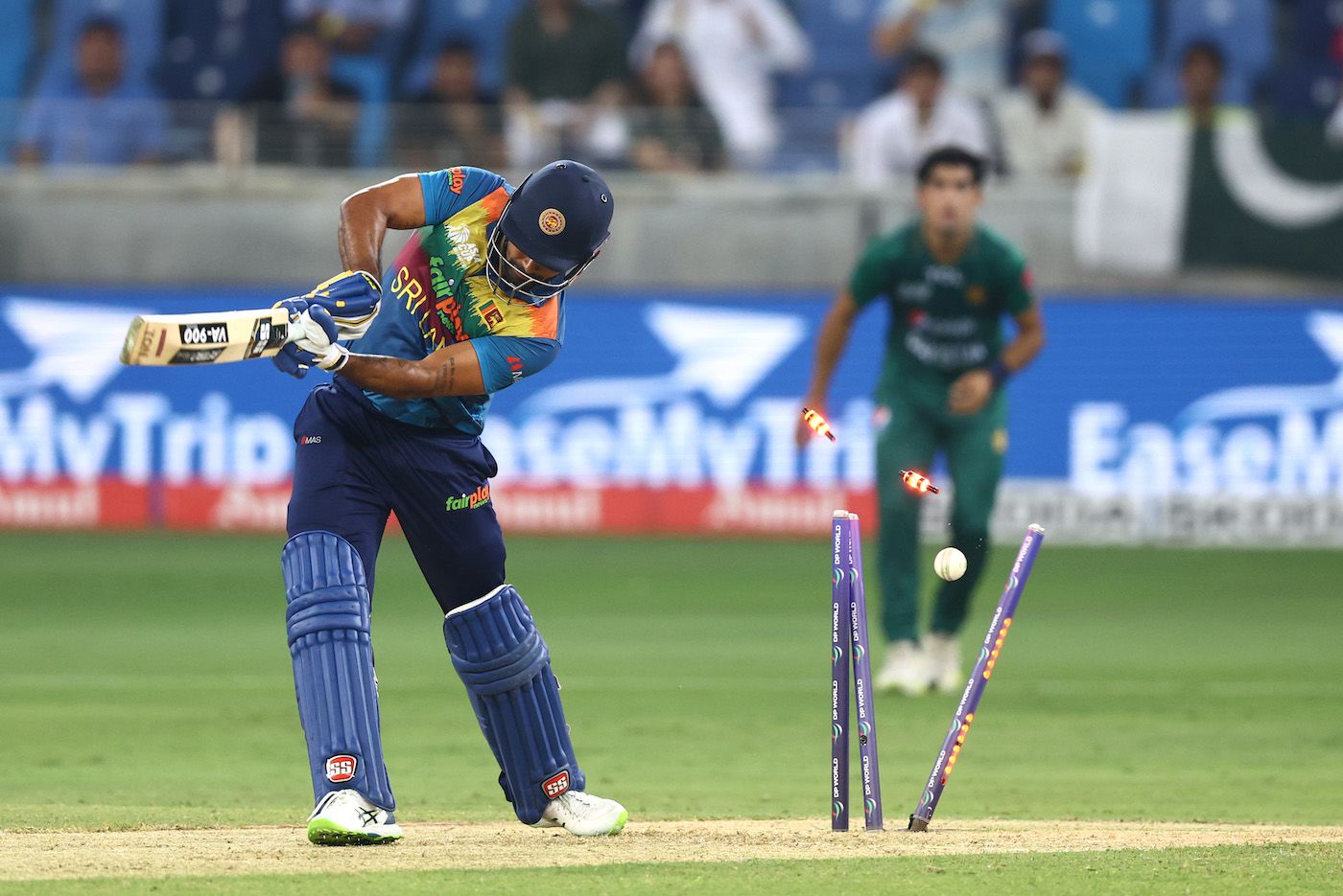 Danushka Gunathilaka was beaten by a beauty from Haris Rauf