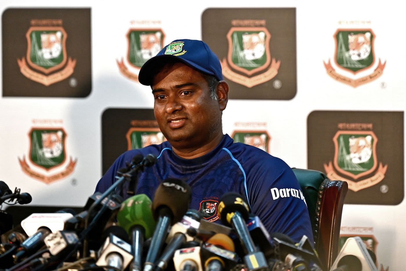 Sridharan Sriram speaks to the media after the announcement of the T20 World Cup squad