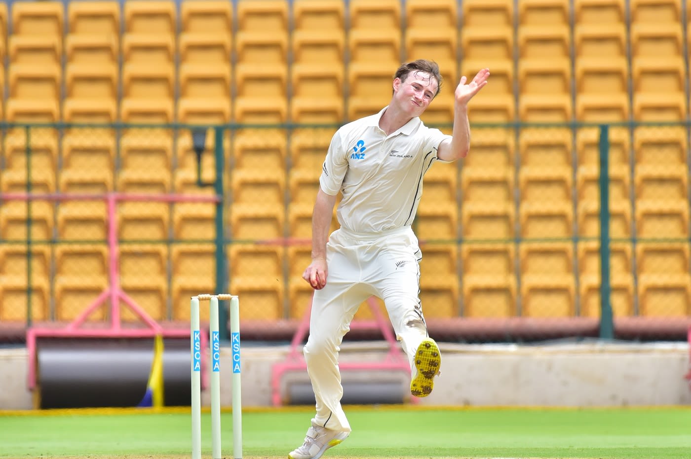 Matthew Fisher picked up four wickets in the first innings
