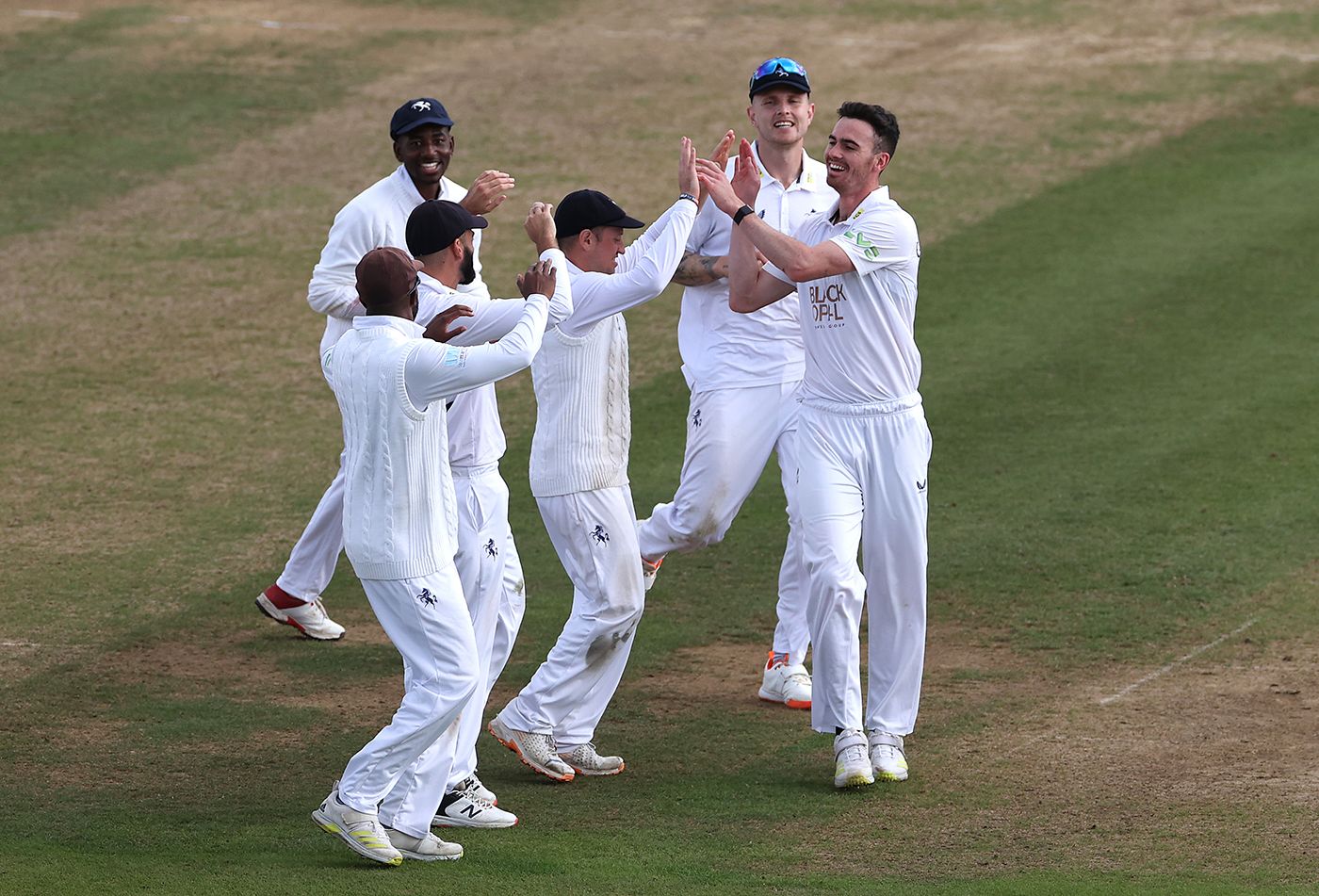 Nathan Gilchrist took Kent closer to victory