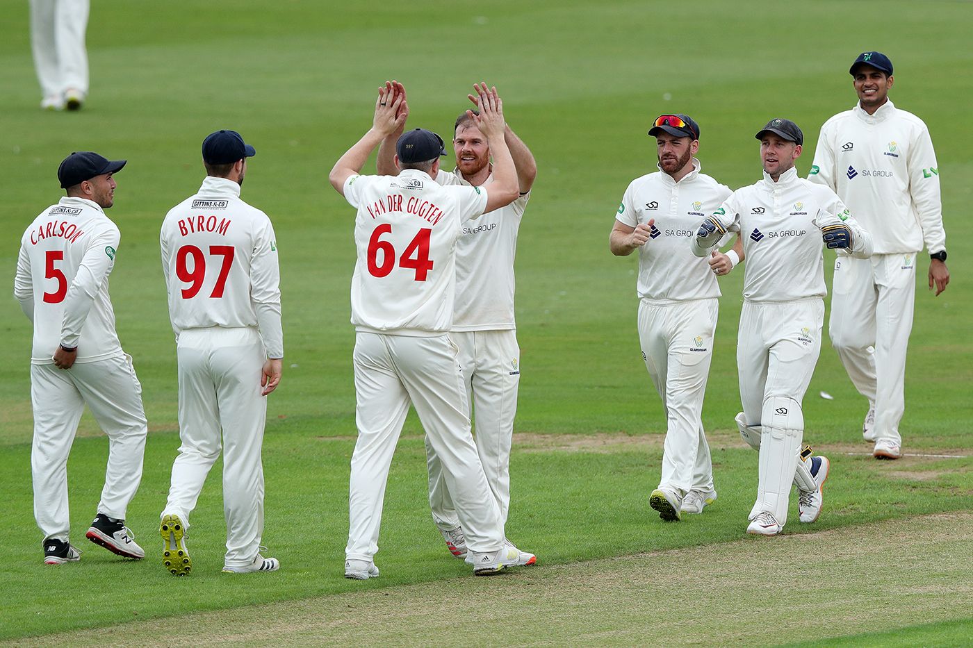 James Harris made the crucial breakthroughs for Glamorgan