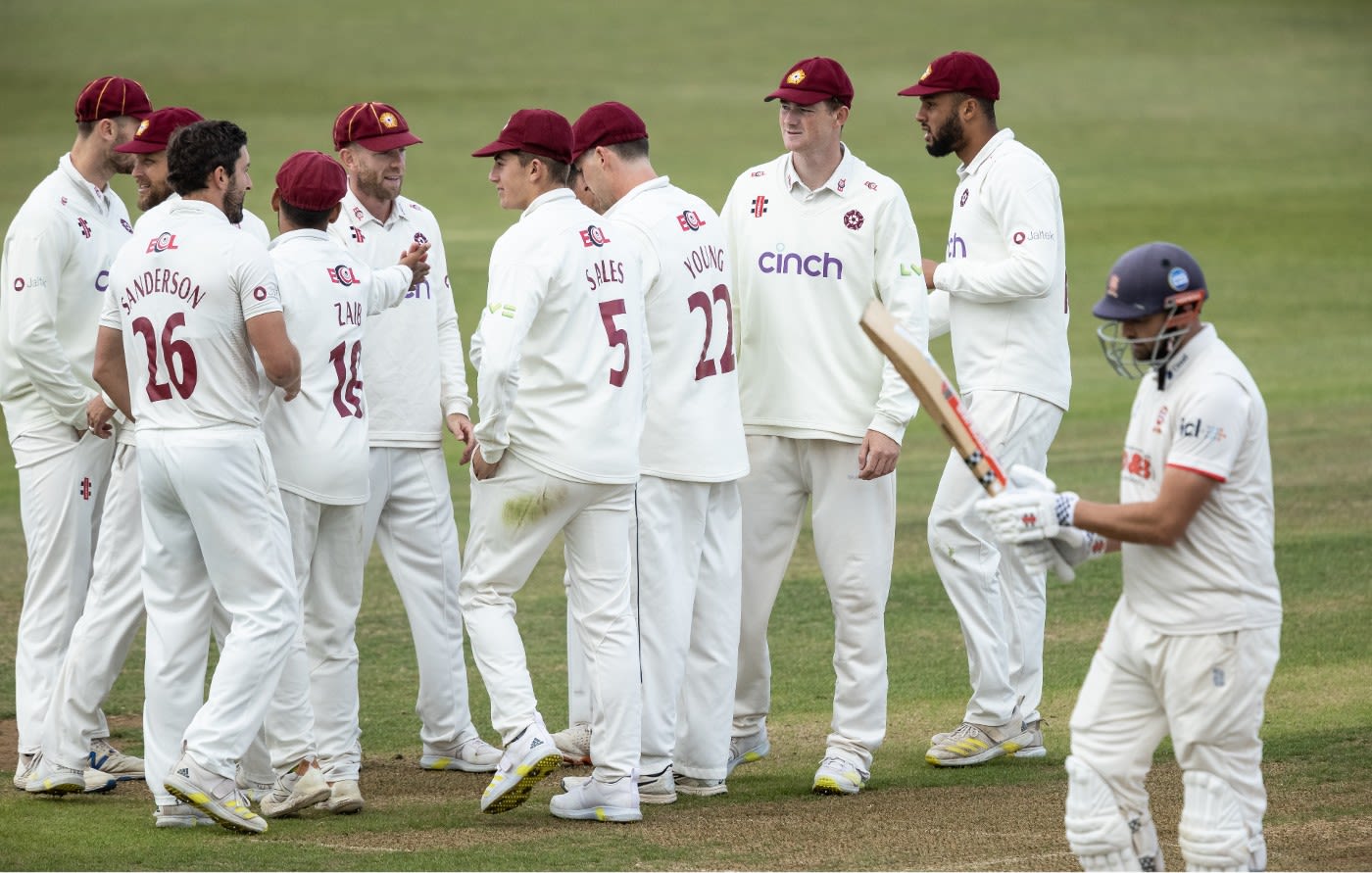 Ben Sanderson claimed the wicket of Nick Browne