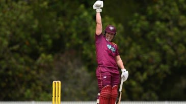 Laura Harris creates WNCL history with 50-ball century