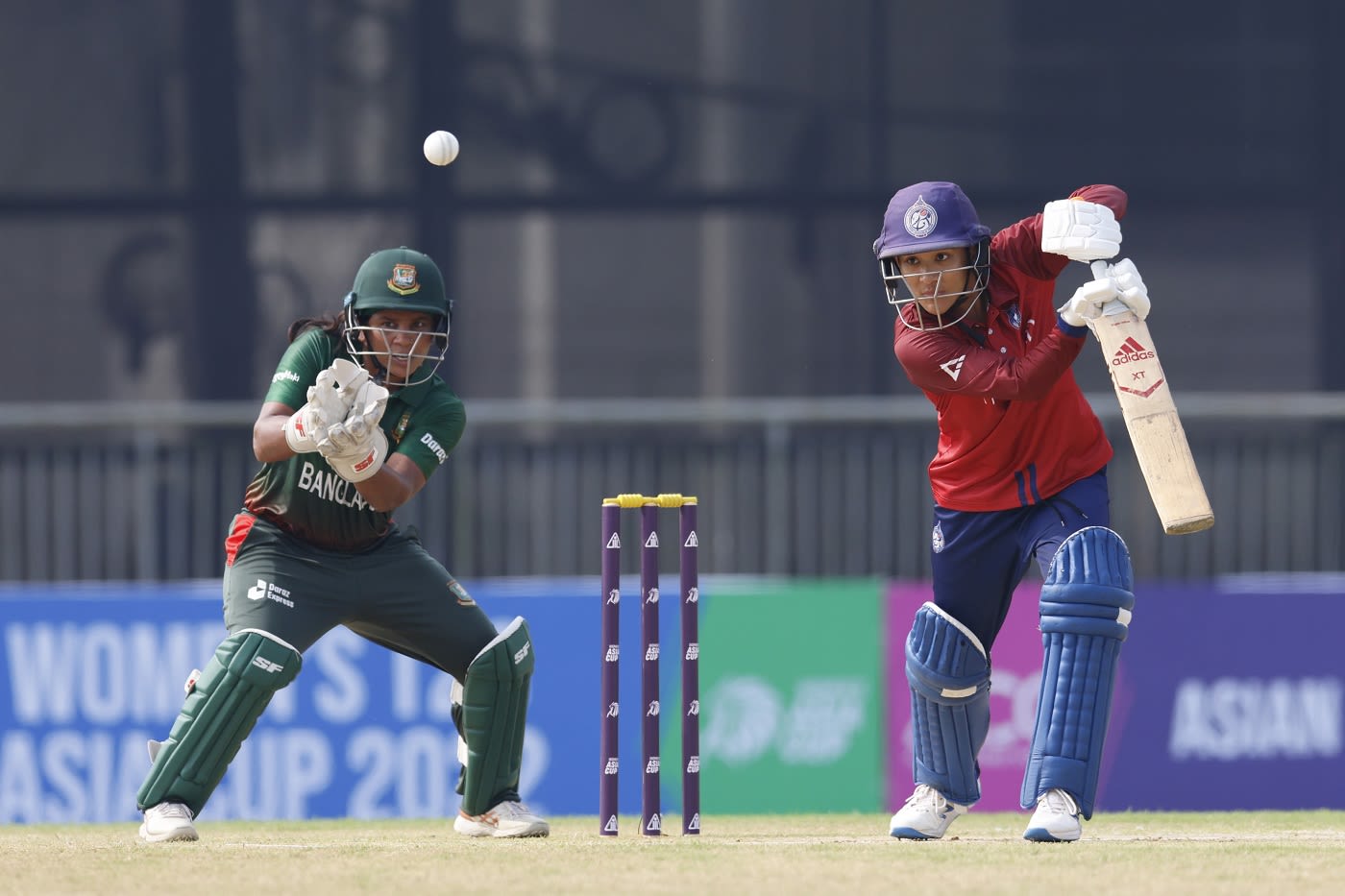 Natthakan Chantham provided some resistance scoring 20 off 38 balls
