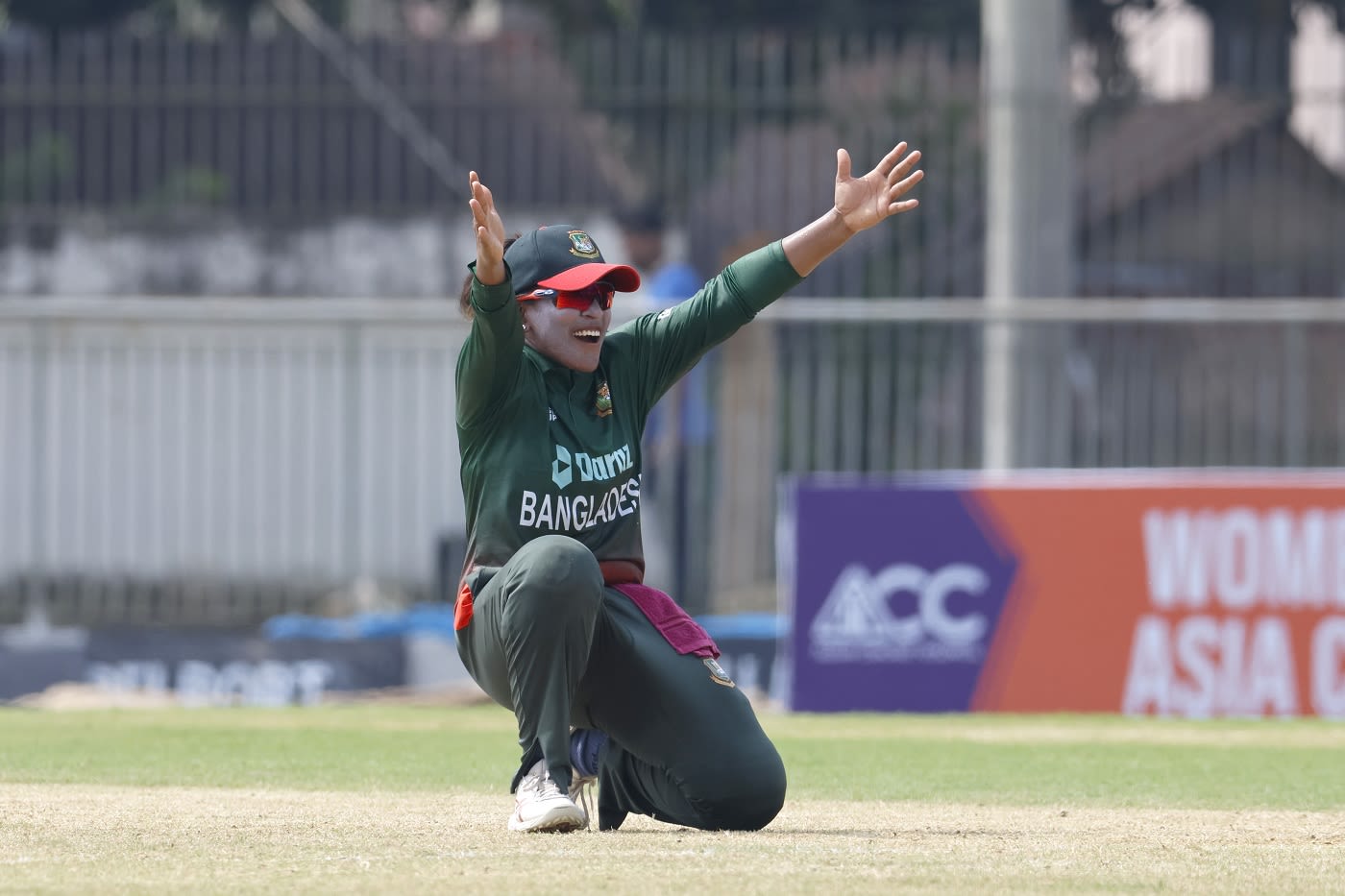 Rumana Ahmed was the pick of the Bangladesh bowlers returning 3 for 9