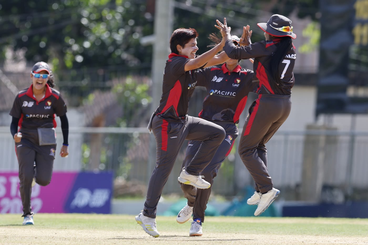 Chaya Mughal struck in her very first over