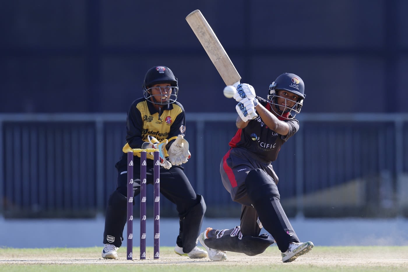 Theertha Satish played a steady hand in the run chase