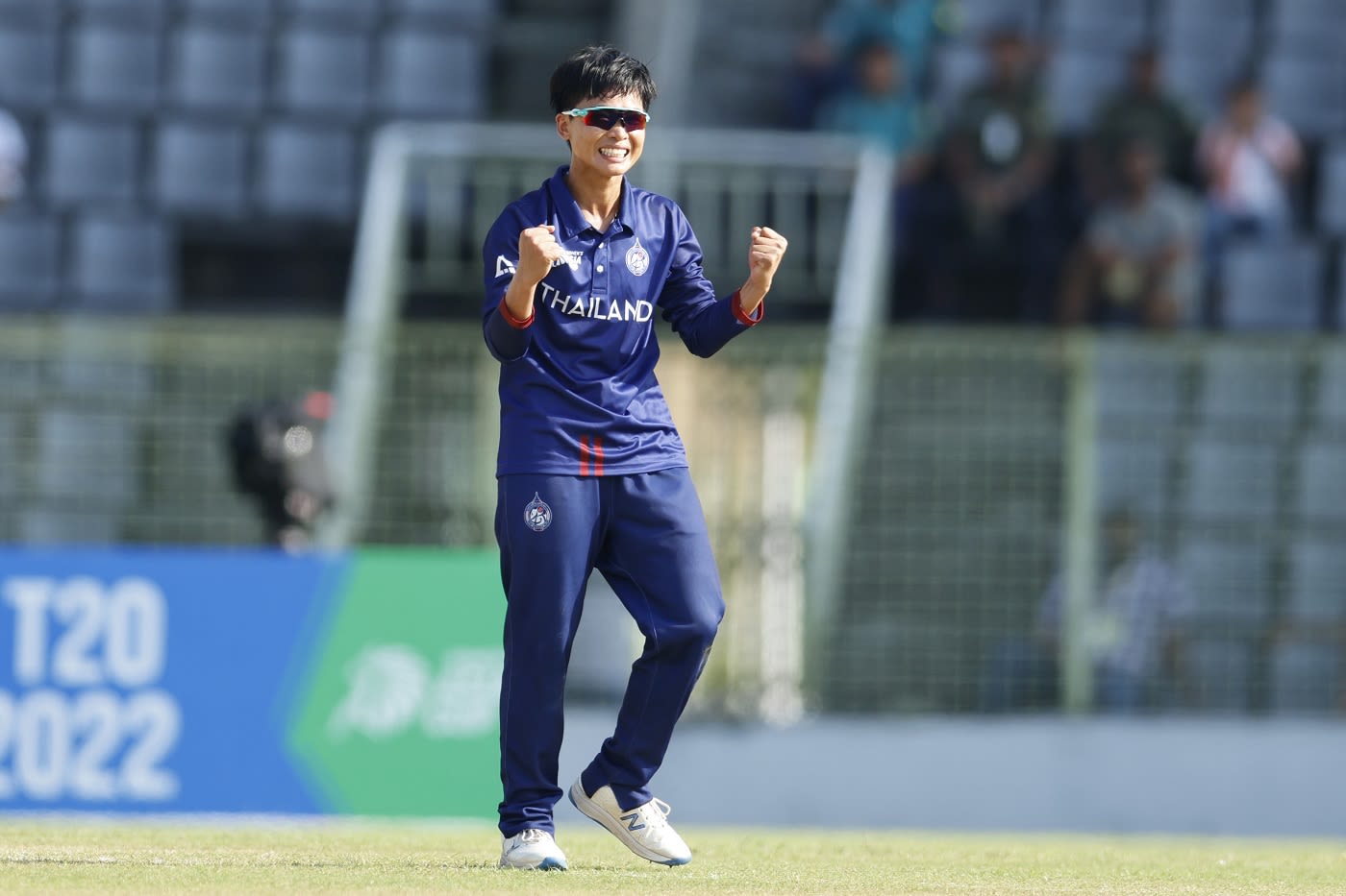 Nattaya Boochatham picked up the lone Indian wicket to fall