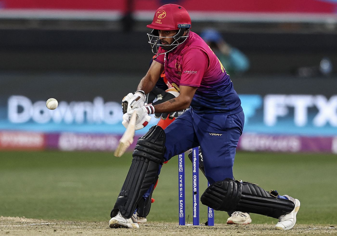 Chirag Suri made 12 in UAE's opening game