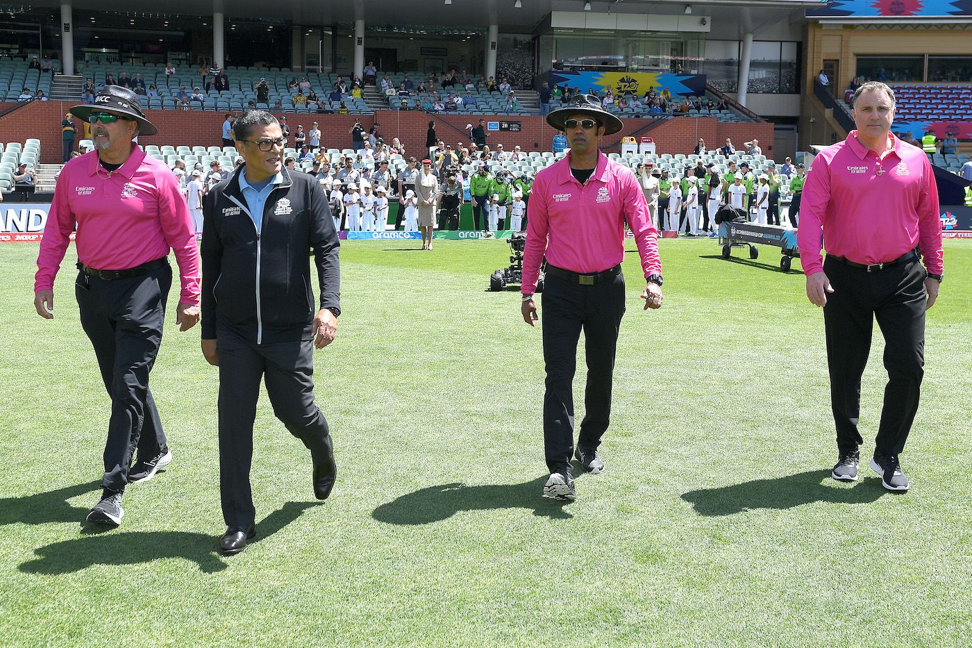 Match officials put some gravitas on display