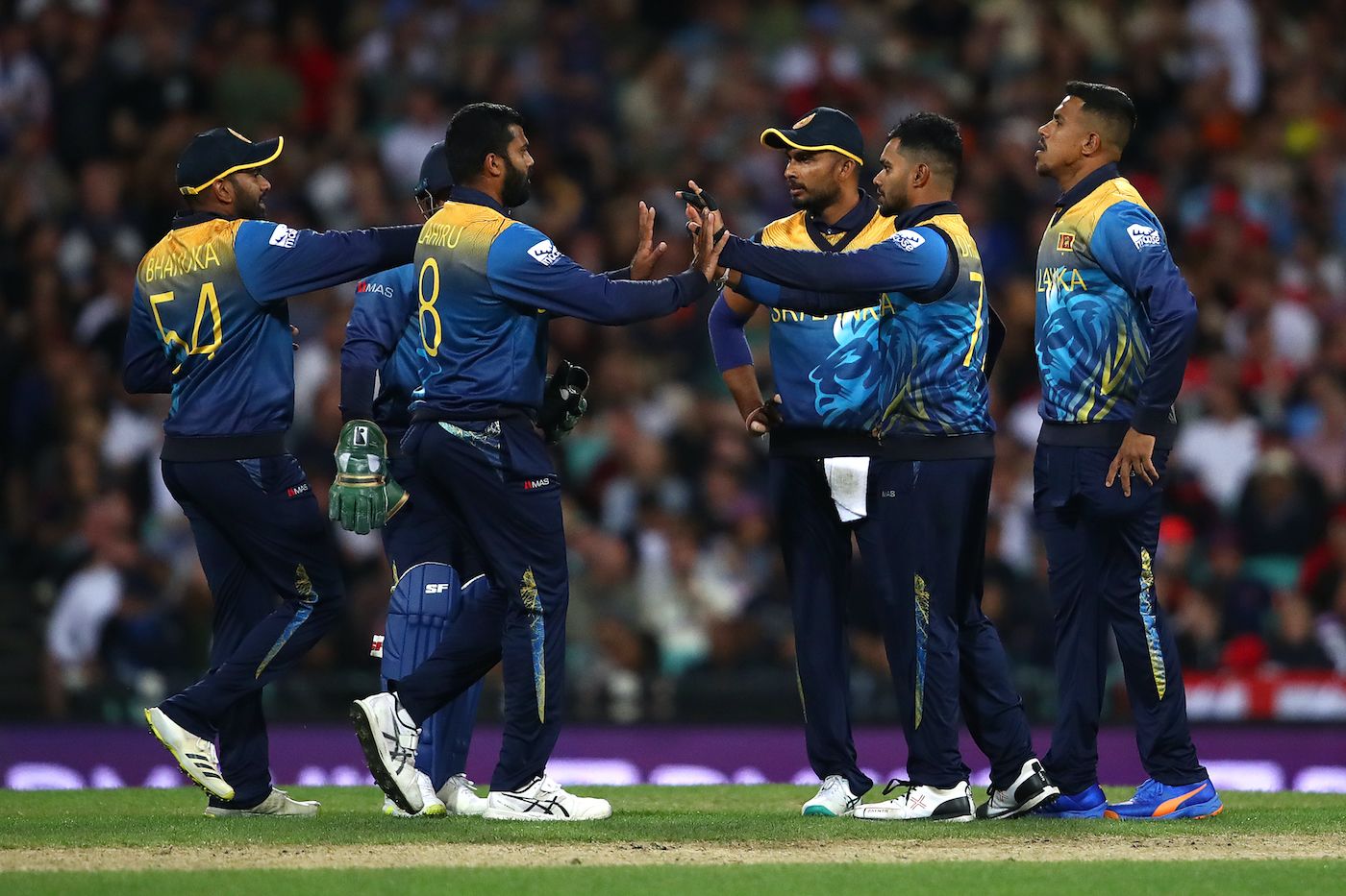 Dhananjaya de Silva, along with Sri Lanka's other spinners, made the chase tricky