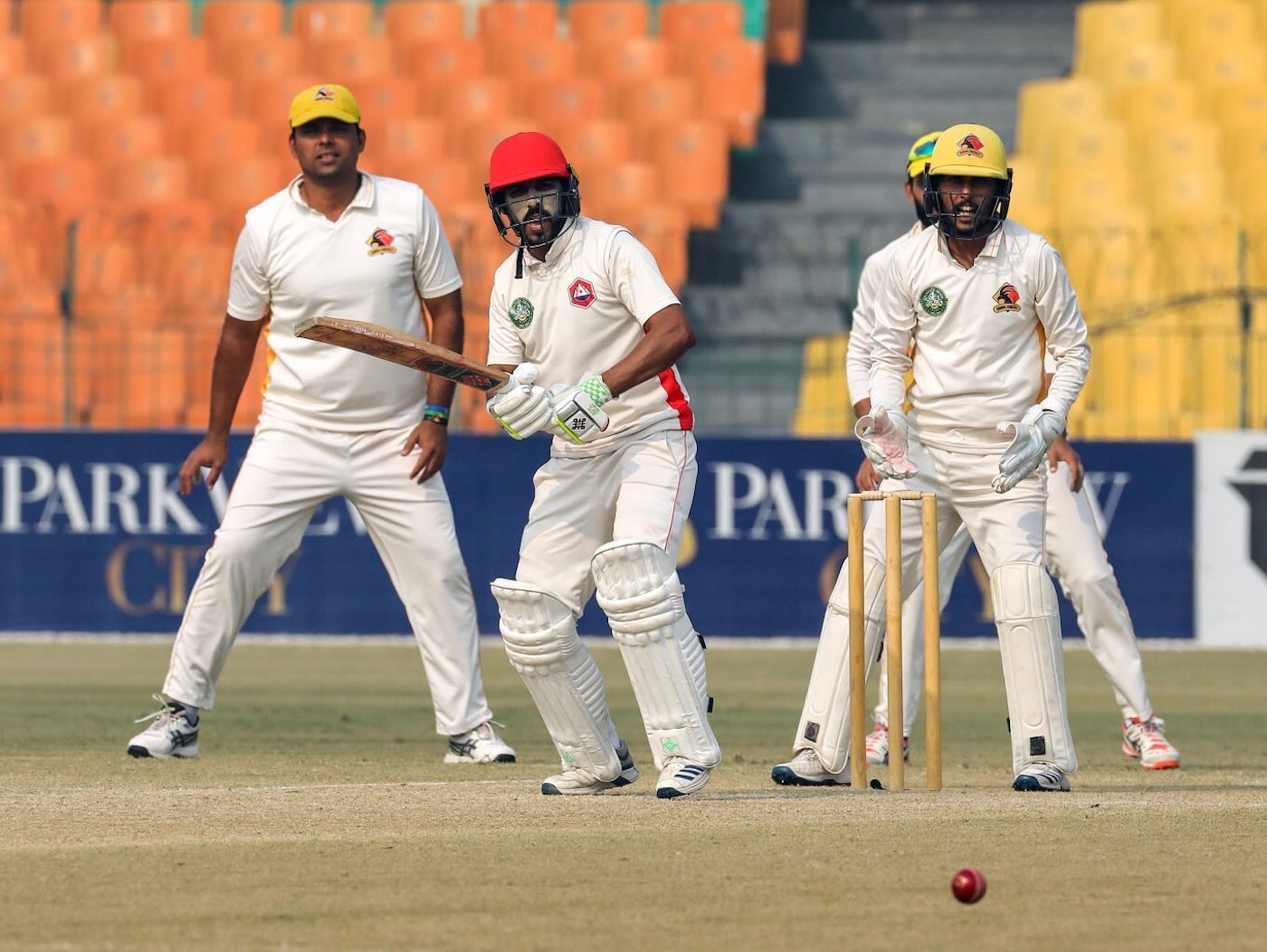 Umar Waheed worked his way to a century