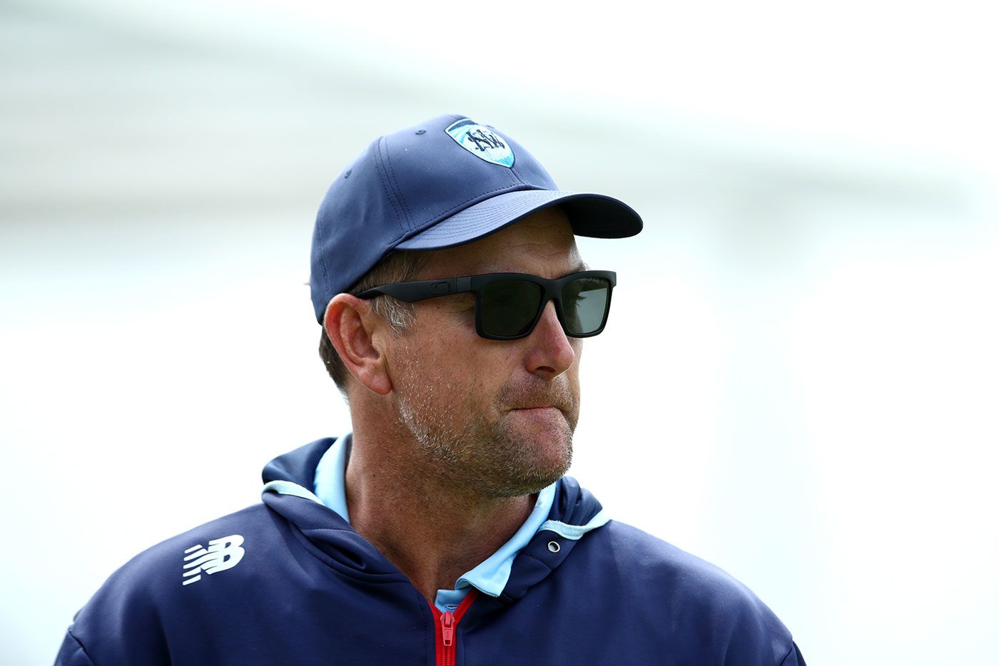 Phil Jaques watches on