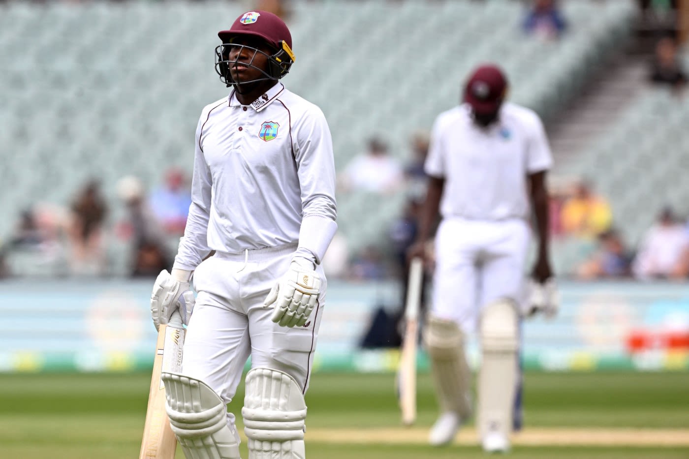 Devon Thomas walks off dejected