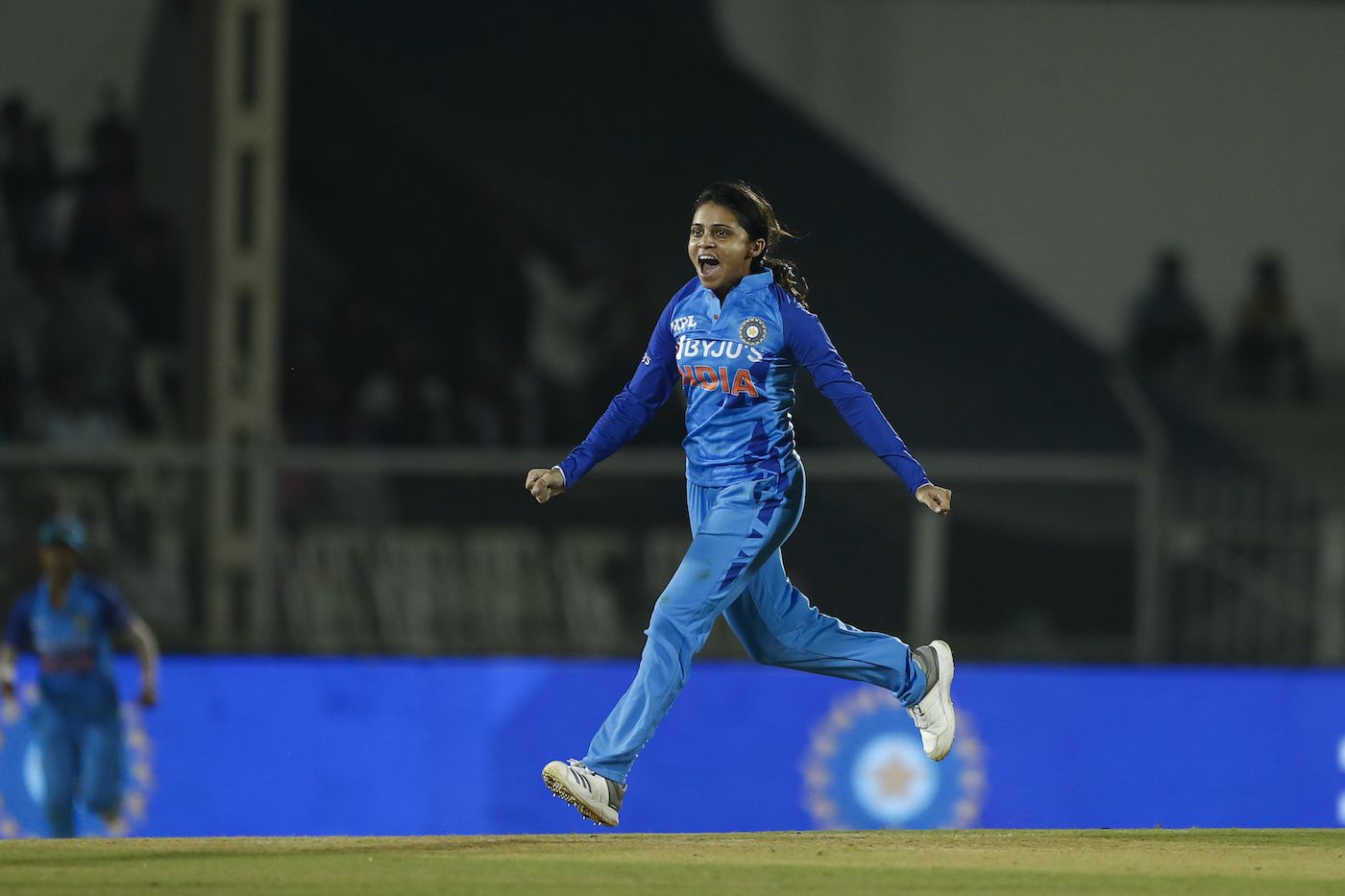 Devika Vaidya picked up two wickets