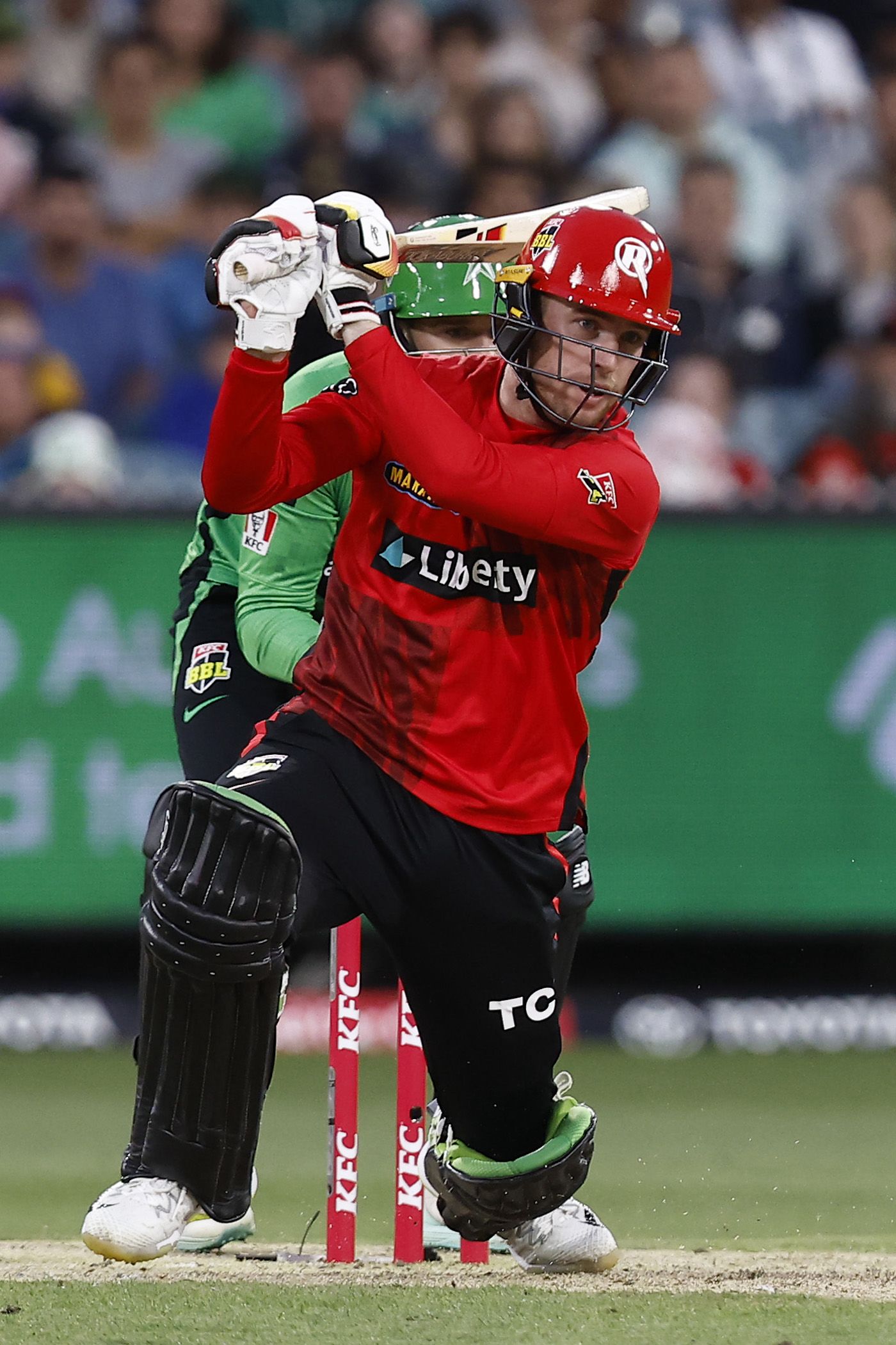 Mackenzie Harvey added key runs towards the end for Renegades
