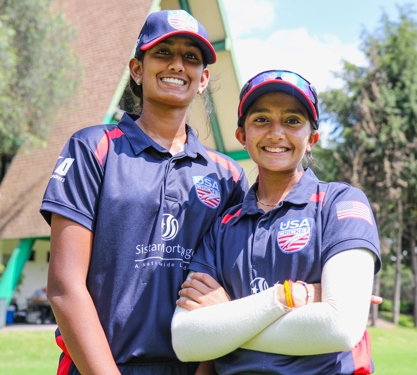 USA Women's U19 captain Geetika Kodali and vice-captain Anika Kolan grew up playing together in northern California. 