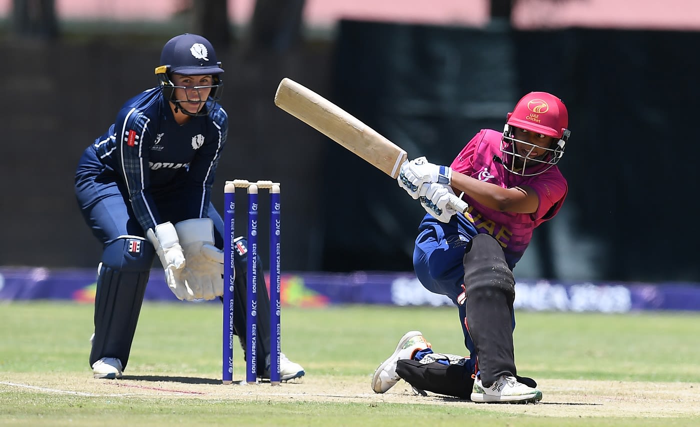 Theertha Satish gave UAE a steady start in the chase