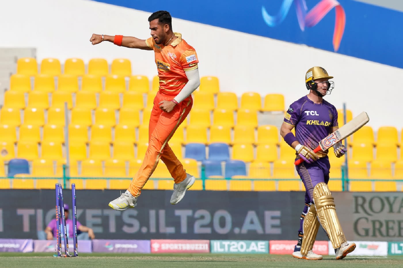 Sanchit Sharma took three wickets in the powerplay, including that of Colin Ingram
