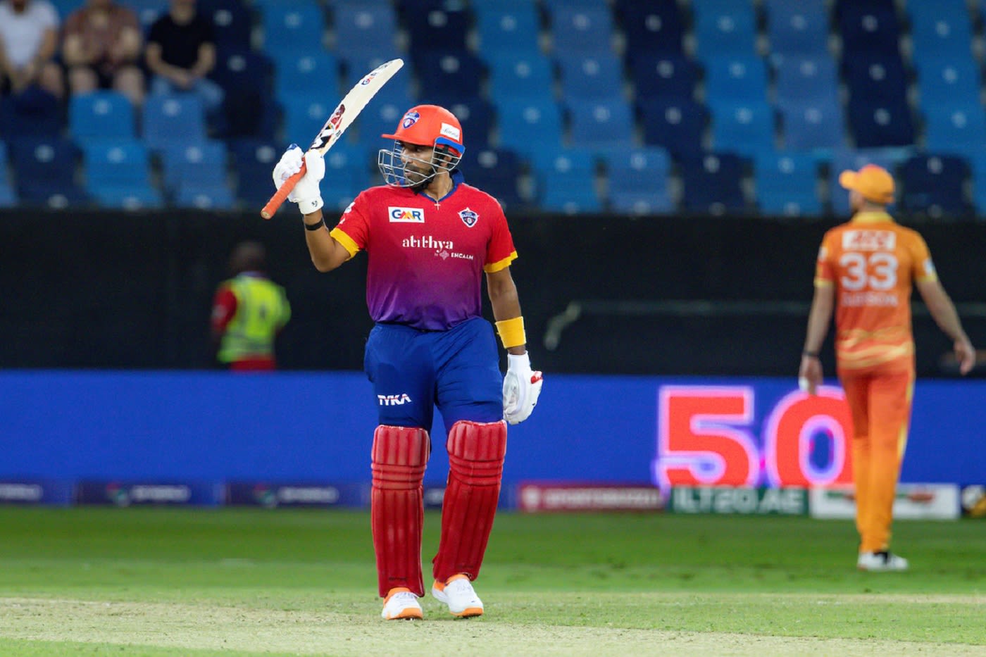 Robin Uthappa celebrates his half-century