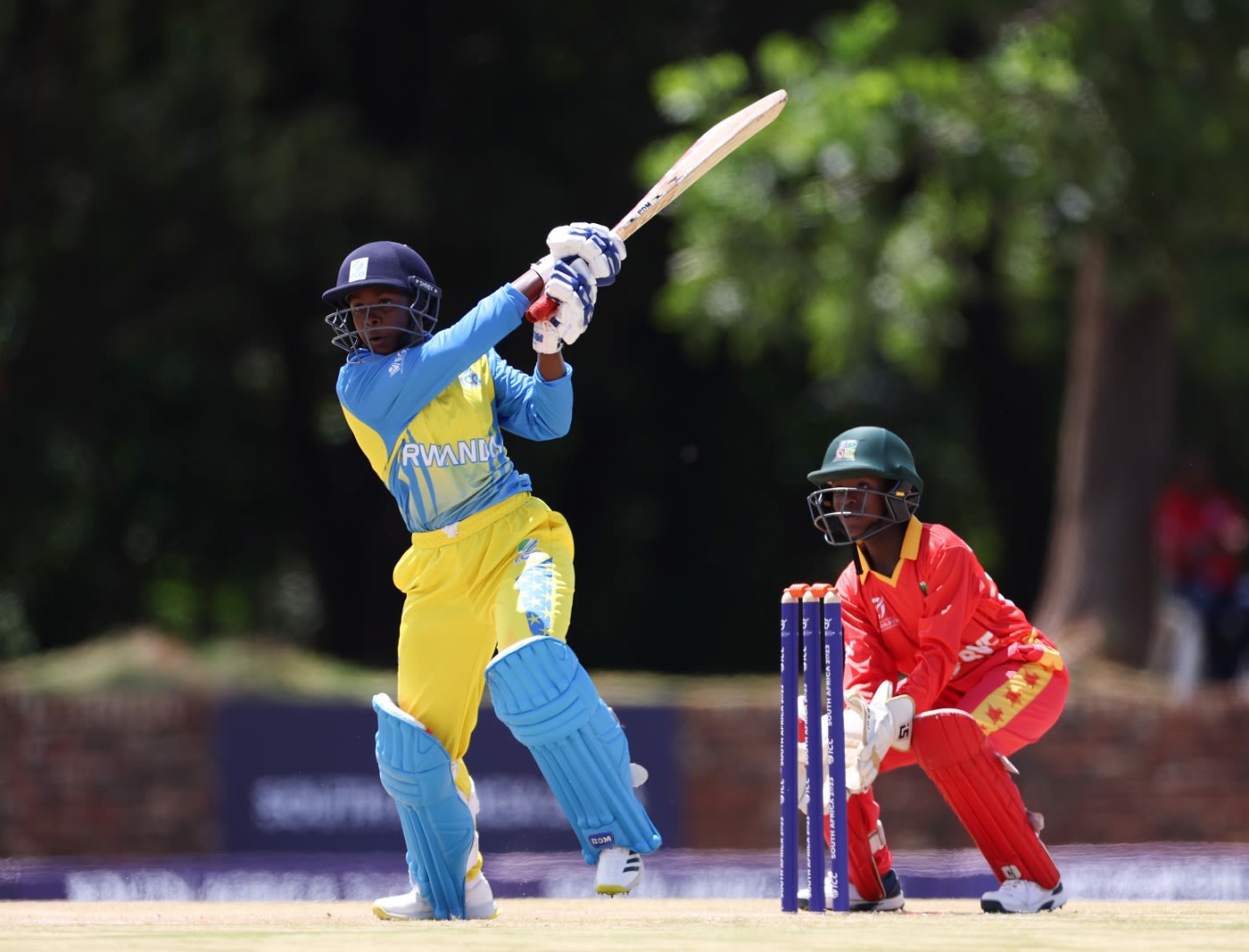 Captain Gisele Ishimwe led the way with the bat for Rwanda