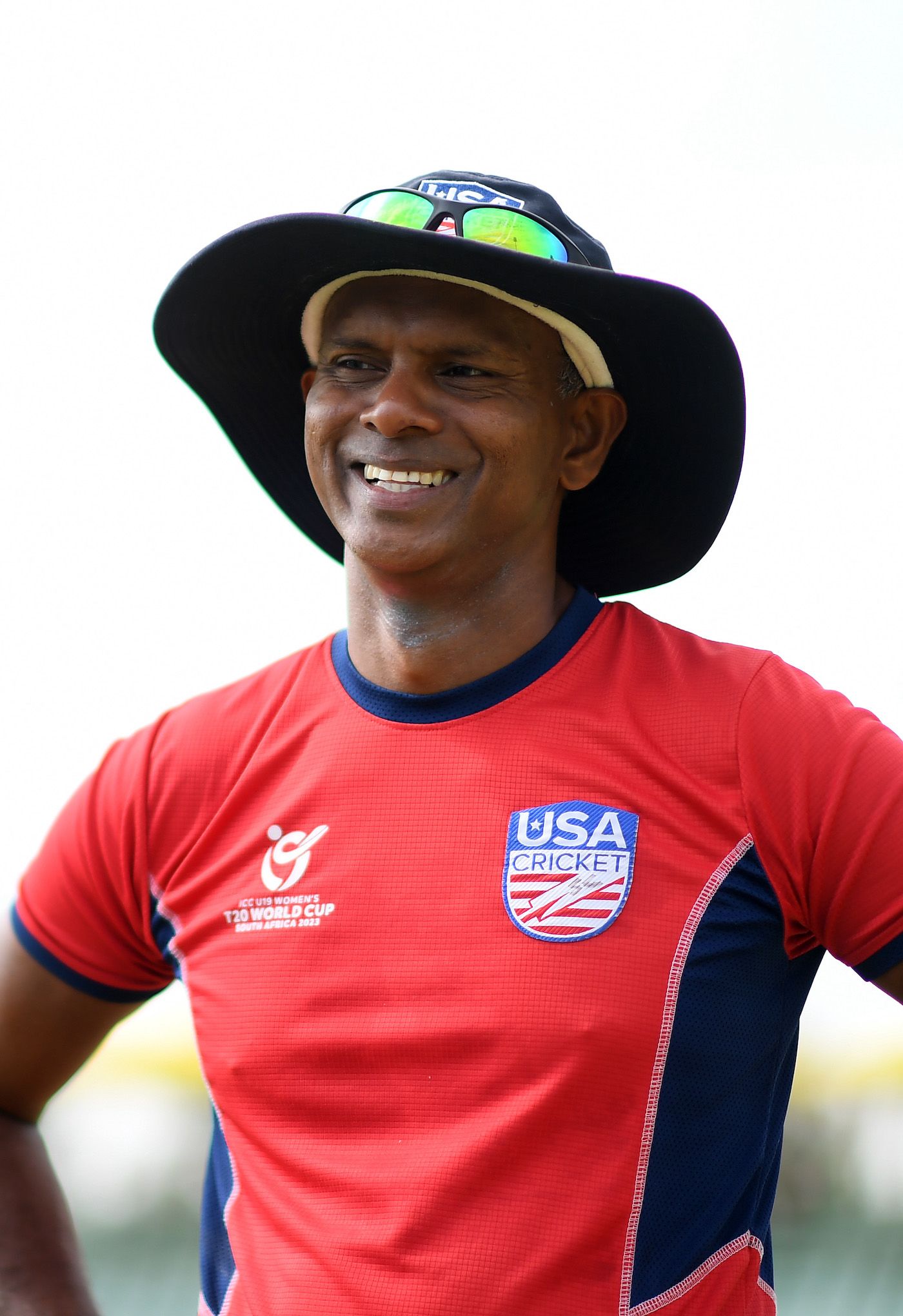 USA head coach Shivnarine Chanderpaul ahead of their game against Scotland