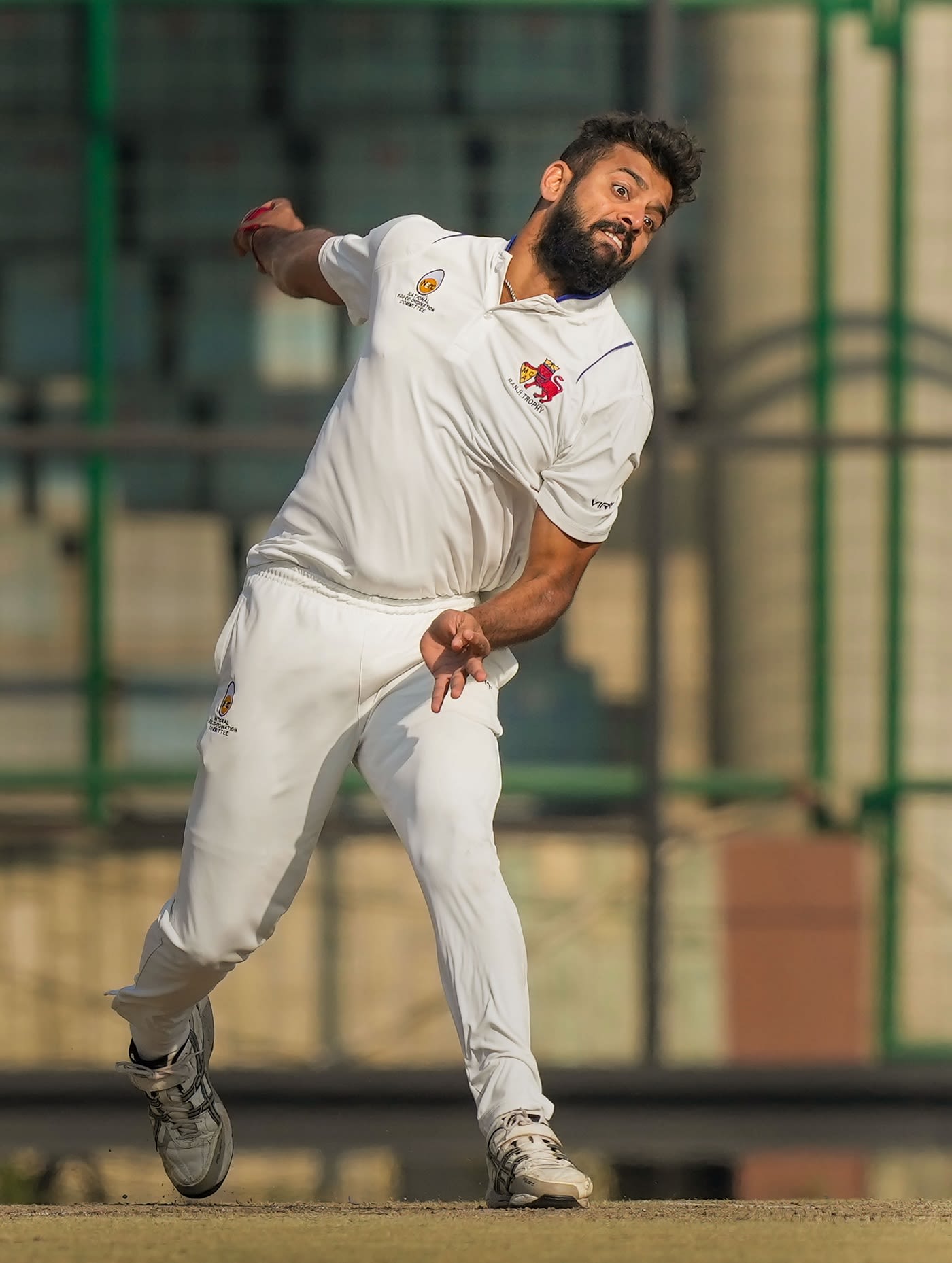 Mohit Avasthi bowls