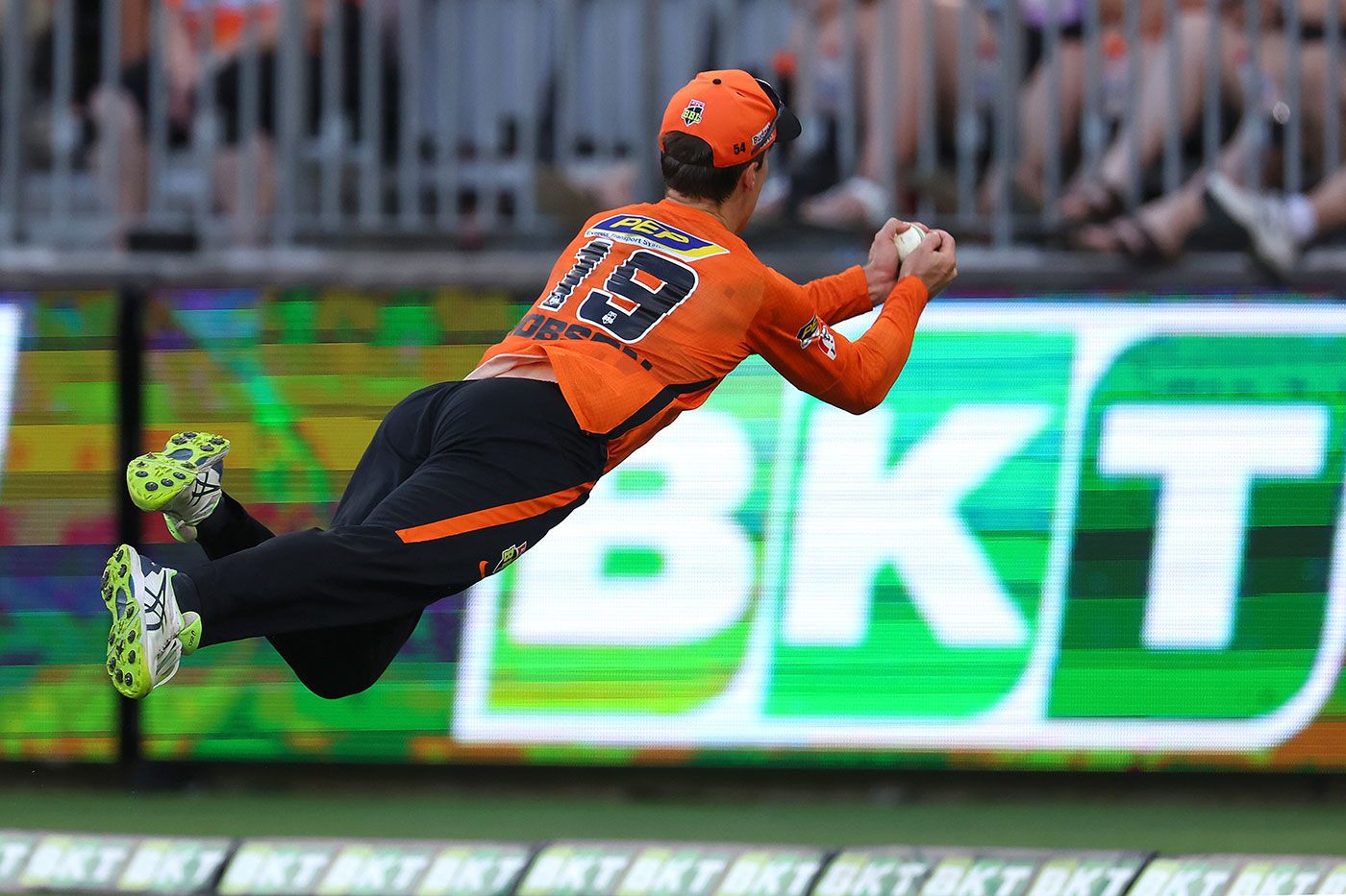 Nick Hobson held a spectacular catch