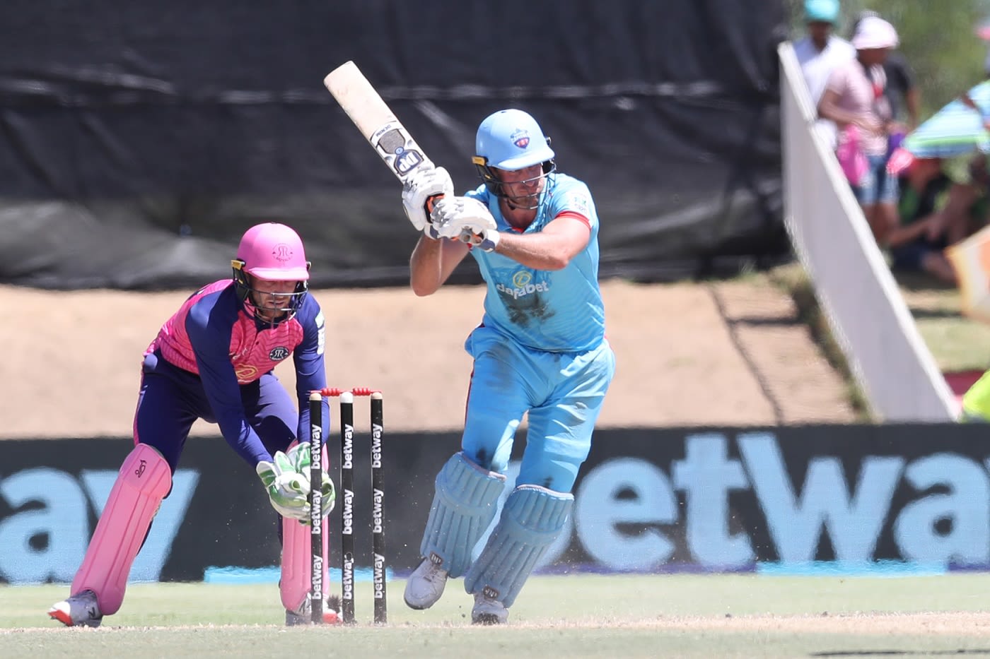 Theunis de Bruyn's half-century kept Pretoria Capitals chugging along