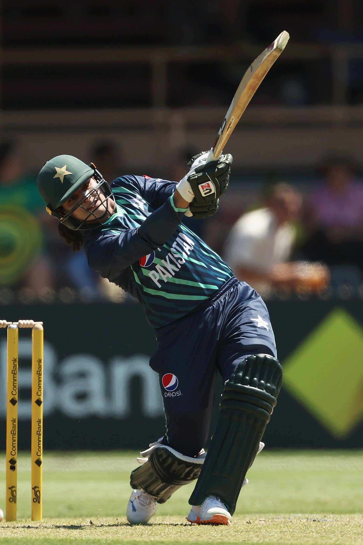 Ayesha Naseem struck some powerful blows