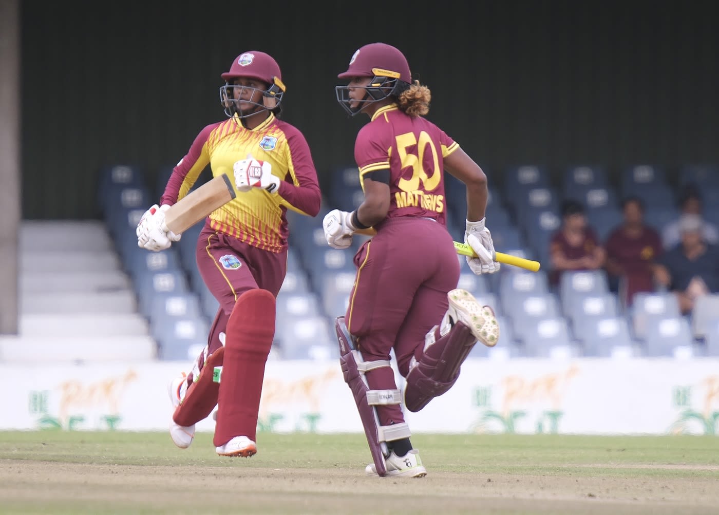Shabika Gajnabi and Hayley Matthews added 61 together