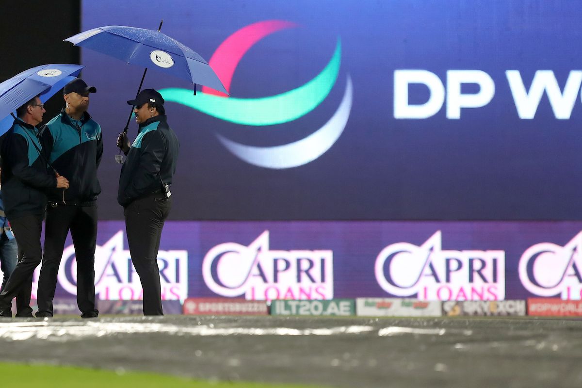 Rain washed away a contest for the second successive day