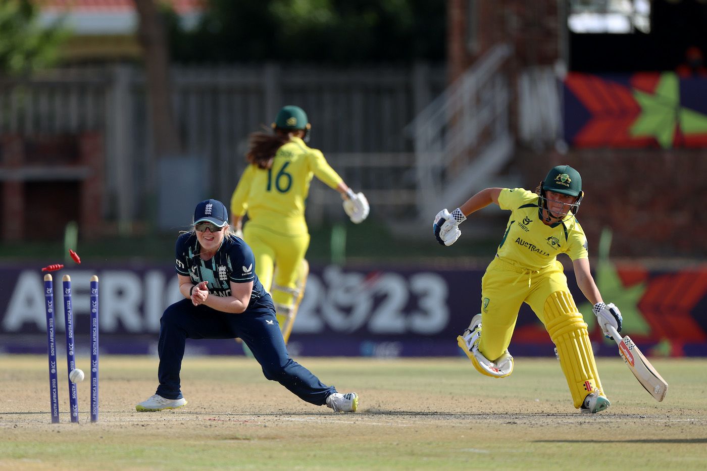 Milly Illingworth was run out off a direct hit