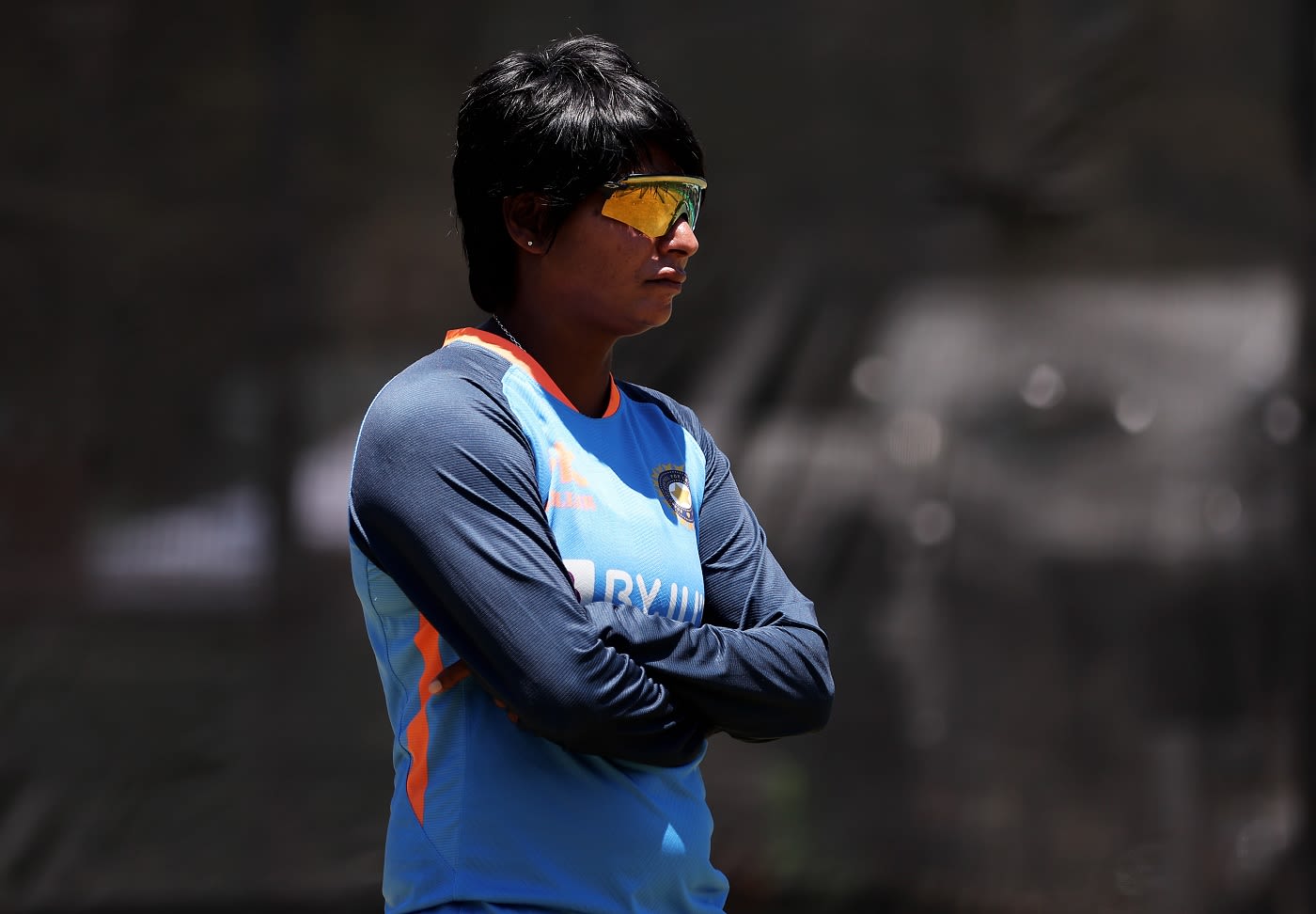 Head coach Nooshin Al Khadeer keeps a keen eye on the training