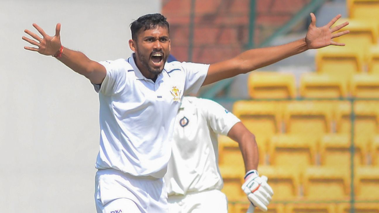 Meet M Venkatesh, the shy rookie who lit up a Ranji quarter-final