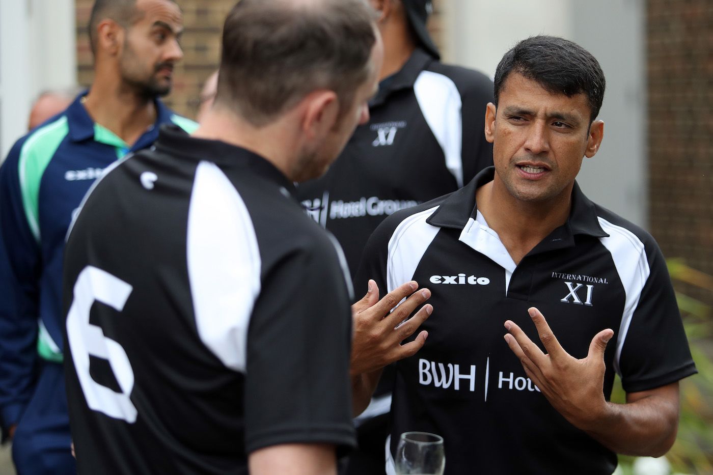 Yasir Arafat at the PCA Summer Garden Party at the Hurlingham Club