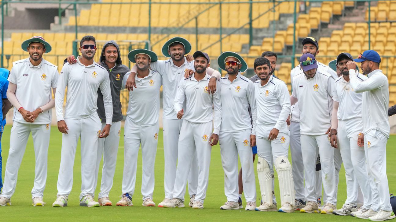 Saurashtra, Bengal, Karnataka and Madhya Pradesh enter Ranji Trophy semi-finals