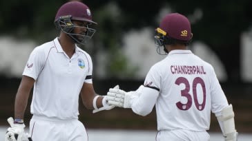 West Indies drop Brathwaite for India Tests; Chanderpaul, Athanaze recalled