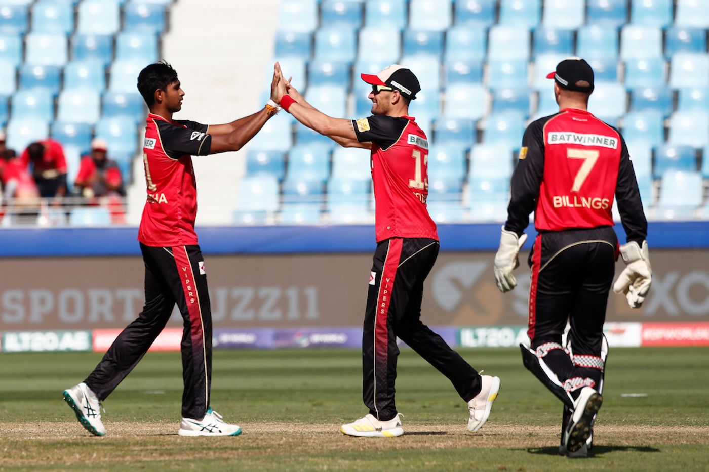 Matheesha Pathirana and Benny Howell were among the wickets