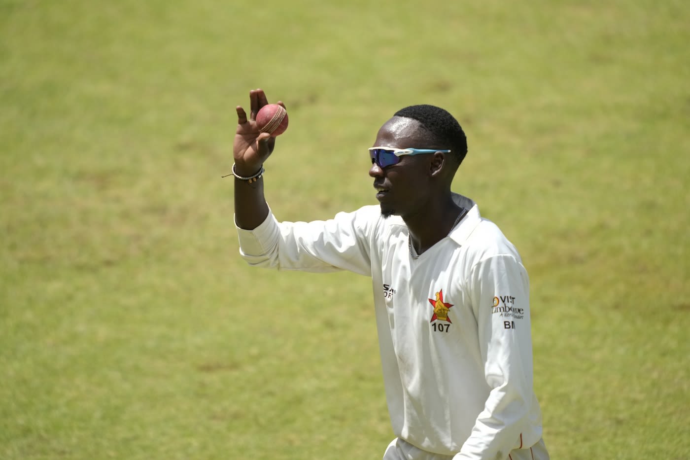 Brandon Mavuta claimed his maiden Test five-wicket haul