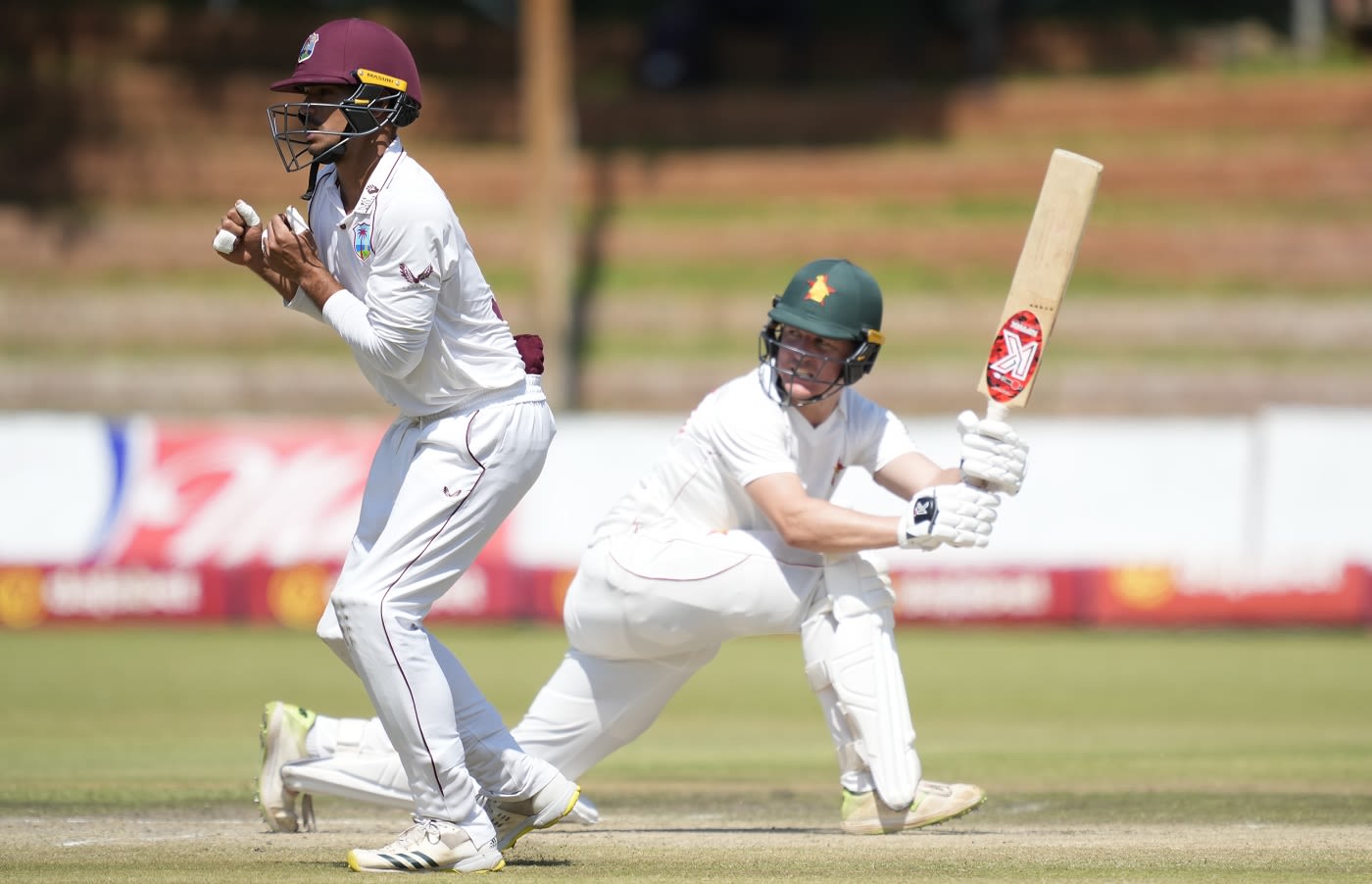 Gary Ballance notched up a half-century on Zimbabwe Test debut