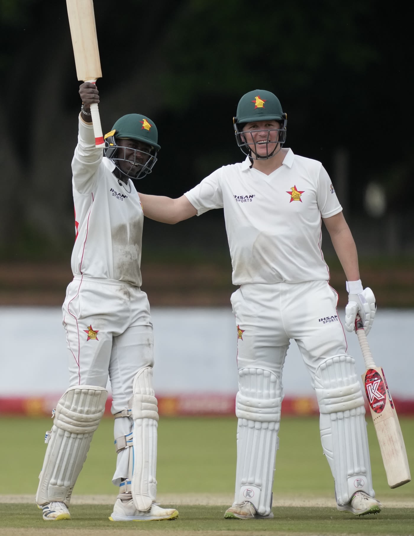 Gary Ballance and Brandon Mavuta shared a 135-run stand for the eighth wicket