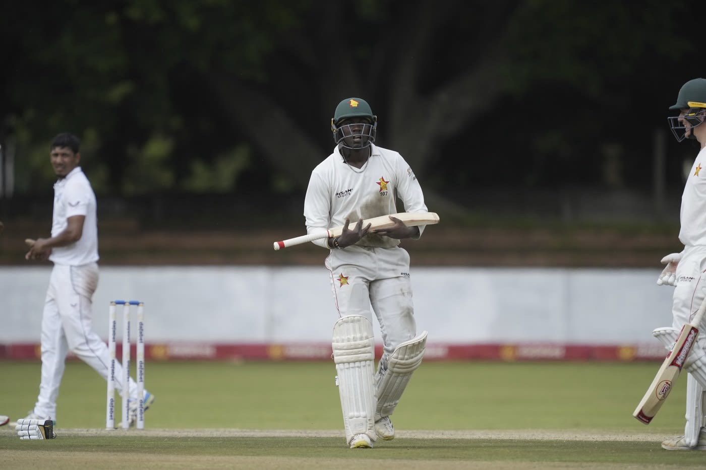 Brandon Mavuta scored his maiden Test half-century