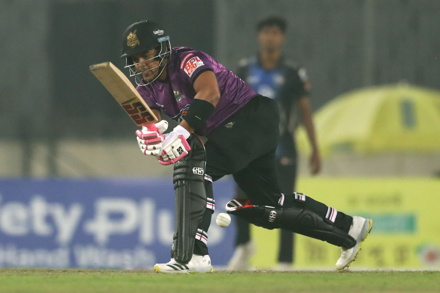 Tawfique Khan took the team total towards 100