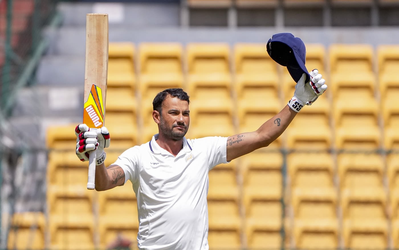 Sheldon Jackson celebrates his century