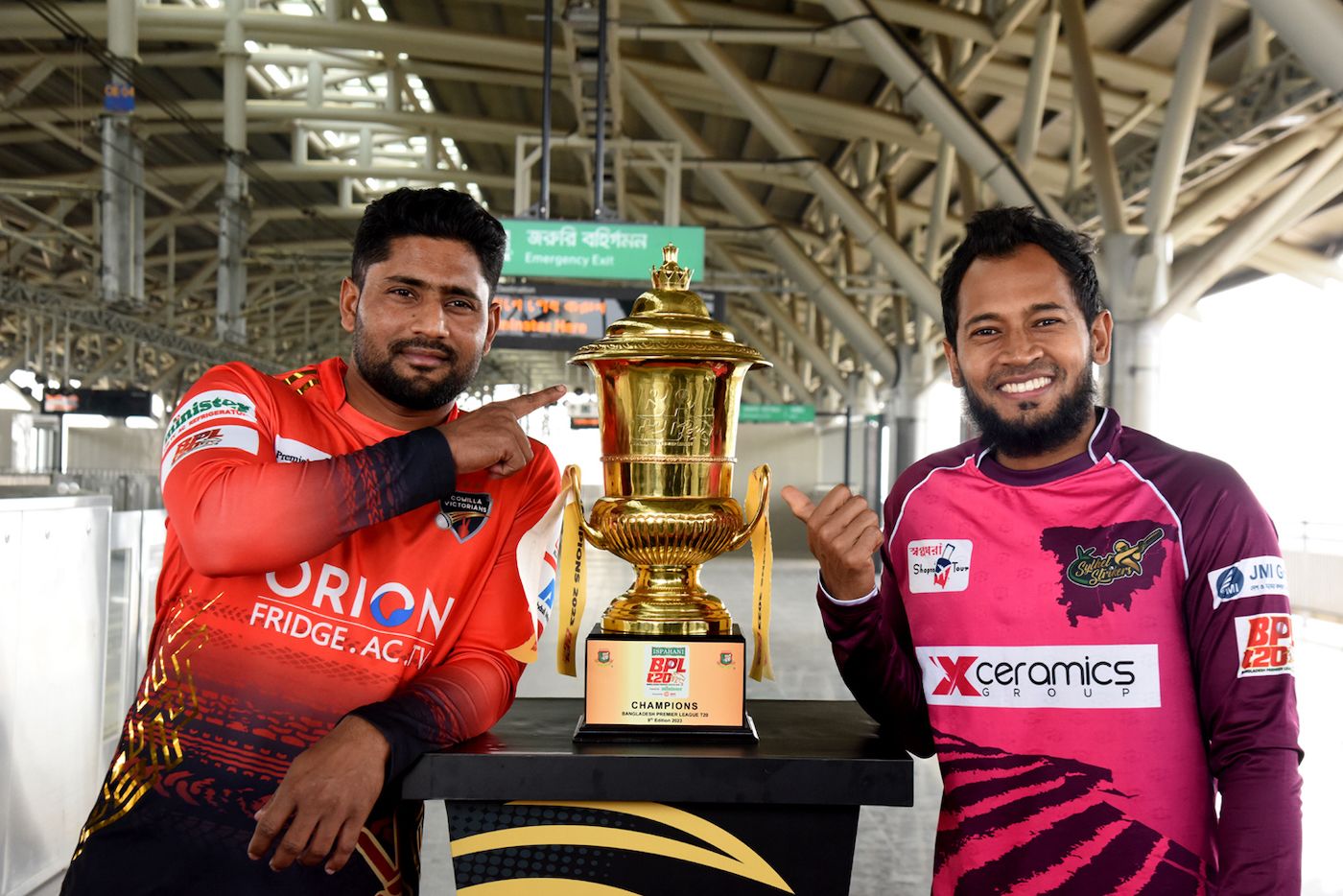 Imrul Kayes and Mushfiqur Rahim, the captains ahead of the final