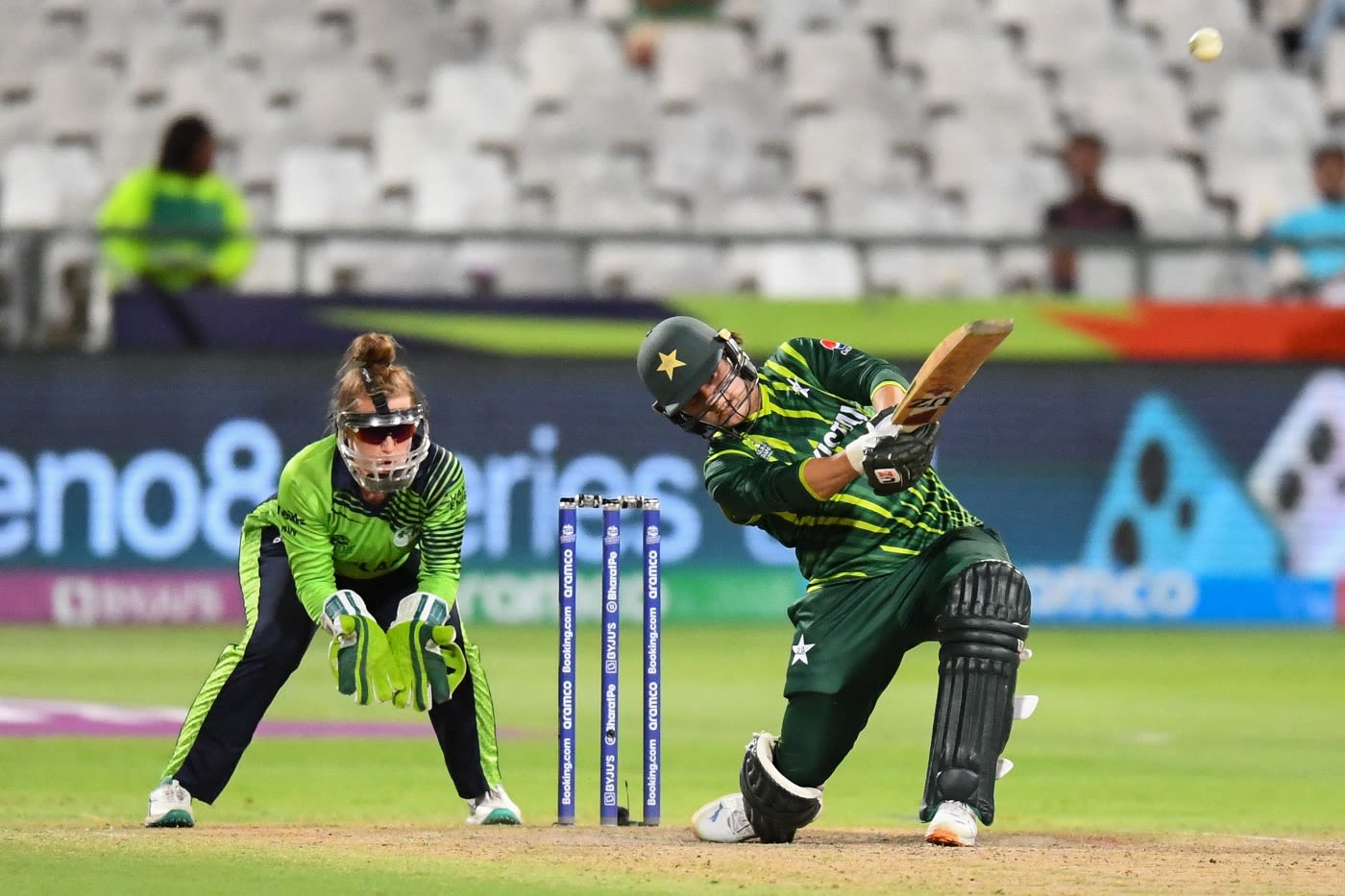 Ayesha Naseem hit her first ball for a six
